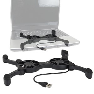 Vibe Axcess VA-11-CF Mini Folding Notebook Cooler Pad w/2 80mm F